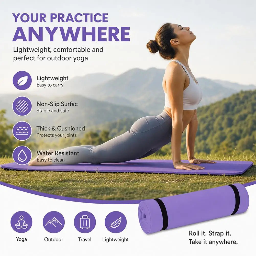 1/3pcs Nonslip Sports Fitness Mat Exercise Body Building Blanket Gym Fitness Equipment for Exercise and Pilates Enduring 2026