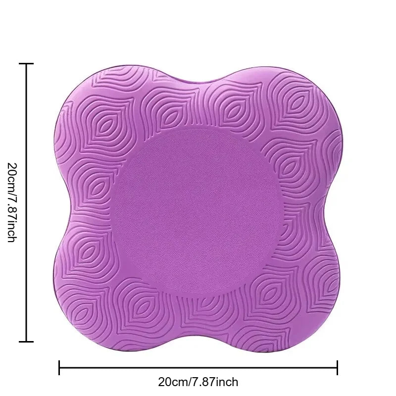 TPE Thickened Anti Slip Yoga Kneeling Protective Pad Knee Soft Flat Support Rebound Non-Slip Sports Fitness Mat Shock Absorption