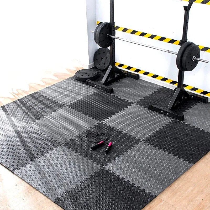 30x30cm 16 Pcs Interlocking Yoga Mat Home Gym and Yoga Equipment Protective Mat EVA Foam Non Slip Flooring Indoor Fitness