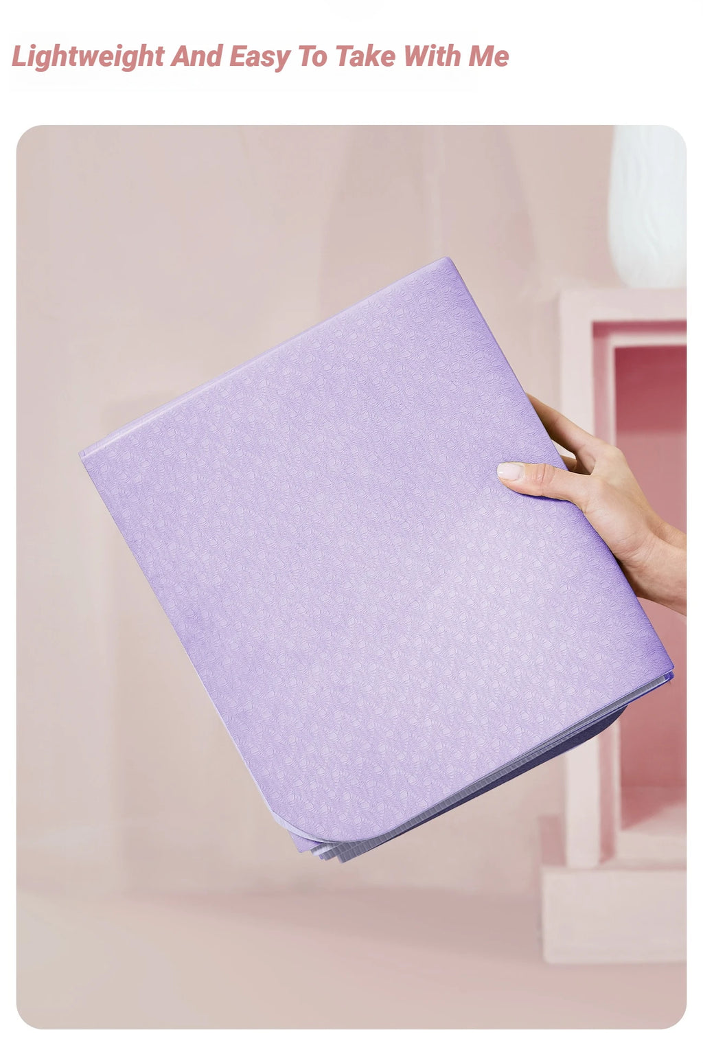 Foldable Yoga Mat Mute  Eco Friendly Folding Travel Fitness Exercise Double Sided Non-Slip For Pilates & Floor Workouts Dance