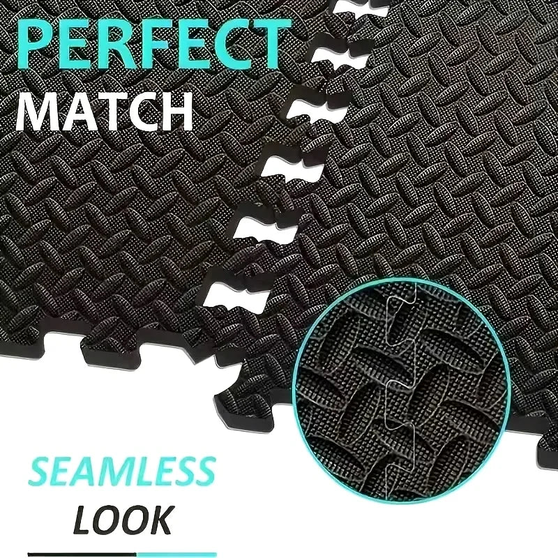 30x30cm 16 Pcs Interlocking Yoga Mat Home Gym and Yoga Equipment Protective Mat EVA Foam Non Slip Flooring Indoor Fitness