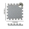 30x30cm 16 Pcs Interlocking Yoga Mat Home Gym and Yoga Equipment Protective Mat EVA Foam Non Slip Flooring Indoor Fitness