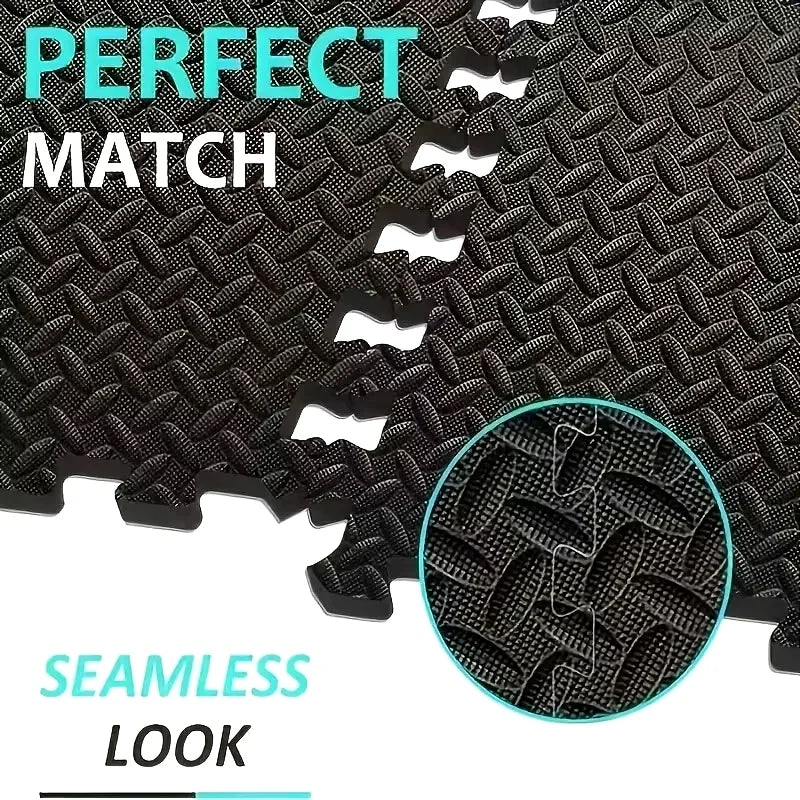 30x30cm 16 Pcs Interlocking Yoga Mat Home Gym and Yoga Equipment Protective Mat EVA Foam Non Slip Flooring Indoor Fitness